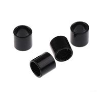 4 distanziatori per cuscinetti per skateboard, longboard, Land Surf, boccole in lega di alluminio, 10 x 11 mm, per riparare l'allentamento dei cuscinetti e migliorare la stabilità, colore nero