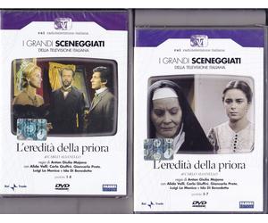 4 Dvd L'EREDITA' DELLA PRIORA Box Sceneggiati Rai A.Valli serie completa 1980