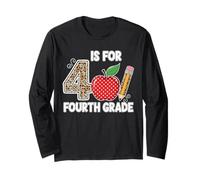 4 ° è per il quarto grado primo giorno di scuola insegnante Leopard Maglia a Manica
