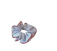 4 elastici for capelli a righe rosse e blu, for freschi dolci, accessori for da donna bambina