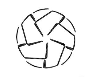 4 eleganti adesivi per mozzo ruota BYD per SEAL EV 2023, protezione efficace e aspetto migliorato del veicolo (fibra di carbonio nero)