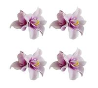 4 eleganti fermagli per capelli hawaiani con ibisco, accessori floreali decorativi leggeri a forma di ibisco, per festival, vacanze, foto, costumi, ã