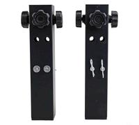 4 estensori per gambe da tavolo per tavoli pieghevoli regolabili in altezza 8,9 cm 14 cm con perni di bloccaggio di tipo B, bulloni di supporto rinforzati, piedini in gomma stabili in lamiera zincata