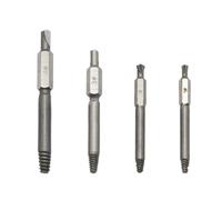 4 estrattori per viti a testa rotta a doppia testa, 4 pezzi rotti, adatti per la casa, riducendo significativamente il rischio di scivolamento. Progettato per un uso di lunga durata con una corretta