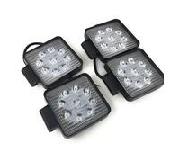 4 FARI 27W Faretto a 9 Led 10-30V Lampada Lavoro Auto Barca Camion Suv QUADRATO