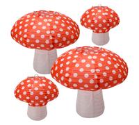 4 faroles de papel con forma de hongo Windspeed grandes para guarder a, jard n, Navidad, Halloween, decoraci n de fiesta, 8 y 12 pulgadas