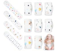 4 Fasce per la cura del cordone ombelicale del bambino, avvolgente morbido e caldo per il pancino del neonato, fascia per il pancino del neonato, protezione per il pancino del bambino, previene le inf