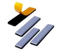 4 feltrini adesivi per mobili per moquette e pavimenti in legno duro (rettangolari, 25 x 100 mm)
