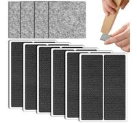 4 feltrini autoadesivi e 6 cuscinetti antiscivolo, per tagliare ogni forma, piedini in gomma autoadesivi, antiscivolo, parquet per piedi di mobili, gambe delle sedie (ferro-1, nomal-1)