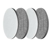 4 Feltro lucidante 125mm disco lucidante per levigatrice eccentrica tampone lucidante feltro vetro lucidatura auto tamponi 125mm velcro tampone in feltro lucidatura tampone lucidatura per legno