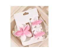 4 fermagli for capelli a forma di banana con fiori carini, for capelli spessi, con forte tenuta antiscivolo(3Pcs v)