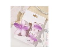 4 fermagli for capelli a forma di banana con fiori carini, for capelli spessi, con forte tenuta antiscivolo(3Pcs Y)