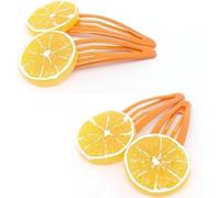 4 fermagli per capelli arancioni, fermagli per capelli arancioni per donne e ragazze, forcine laterali creative per capelli, clip e fermagli per capelli