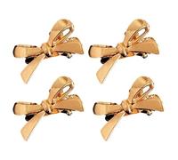 4 fermagli per capelli con fiocco alla moda eleganti decorazioni per lo styling comodo strumento per gite casual e incontri di ballo di fine anno, clip a farfalla colorata