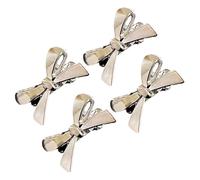 4 fermagli per capelli con fiocco alla moda eleganti decorazioni per lo styling comodo strumento per gite casual e incontri di ballo di fine anno, clip a farfalla colorata