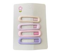 4 fermagli per capelli, dolci e carini, fatti a mano, mini fermagli per capelli ellisse