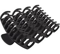 4 fermagli per capelli grandi, antiscivolo, per donne e capelli spessi, resistenti, per capelli sottili, disponibili (nero)