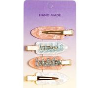 4 fermagli per capelli senza pieghe, graziose mollette per capelli per feste, matrimoni, uso quotidiano, accessori per capelli per donne e ragazze (stile 4)