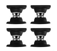 4 fermaporta magnetici per roulotte, camper, barca, con silicone e acciaio, progettati per una chiusura silenziosa e un fissaggio sicuro alla parete con nastro o viti
