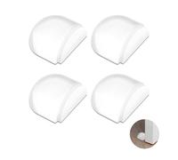 4 Fermaporta per Pavimenti Fermaporta Autoadesivo per Fermaportas da Pavimento Ammortizzatore Silenzioso in PU Adatto per Soggiorni Bagni Camere da Letto Ammortizzatori da Parete