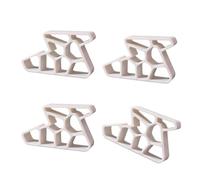 4 fermaporta resistenti antiscivolo per balconi e finestre, facile installazione per casa, bagno, cucina, pista per finestre dei bambini