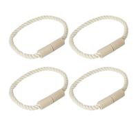 4 fermatenda magnetica, colore cammello, per tende con magnete, fermatenda per tende, Ideali per Casa e Ufficio, Facili da Usare, Design Moderno, Adatti per Tende Sottili e Spesse