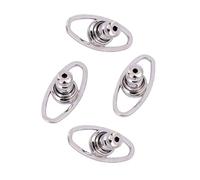 4 fermi per orecchini, comodi stabilizzatori per orecchini, eleganti tappi per orecchini, accessori per gioielli da indossare tutti i giorni
