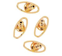 4 fermi per orecchini, comodi stabilizzatori per orecchini, eleganti tappi per orecchini, accessori per gioielli da indossare tutti i giorni