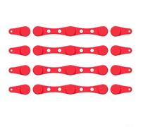 4 fibbie magnetiche in silicone per friggitrici ad aria per fissare la carta pergamena con fiducia (rosso)