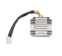4 fili 4 pins RECTIFICATORE RECTIFICATORE DI TENSIONE COMPLETABILE CON GY6 motore 50cc 80cc 100cc 120cc da 150 cc Scooter motociclistico ATV ATV 12V Aluminio(White)