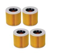 4 filtri antipolvere di ricambio compatibili con aspirapolvere Karcher WD2250 WD3.200 MV2 MV3 WD3 A2004 A2204 filtro HEPA