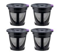 4 filtri da caffè, tazze K riutilizzabili, cestello filtro per capsule, compatibile con macchine da caffè Keuring Mukti Stream