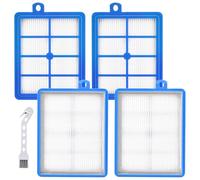 4 filtri di ricambio per aspirapolvere AEG LX7 LX8 LX9 VX6 VX7 VX8 VX9 AFS1W AEF12 Turbo Cyclonic HEPA H13 Filtro di scarico per Philips FC8038/01 FC9150,7000 8000 Series Electrolux EFH12 Accessori