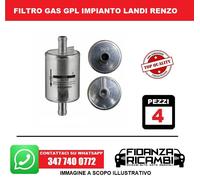 4 FILTRI GPL GAS ALFA ROMEO GIULIETTA DELTA FIAT PUNTO 500L EQUIVALENTE 51887585