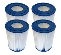 4 Filtro Piscina per Bestway Tipo II Misura 2 Cartuccia Ersatztfilter Flowclear