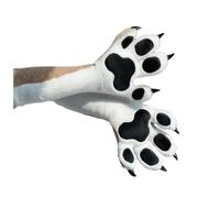 4-Finger Beast Paws with, 3D Pads Furry Claw Gloves Fursuit