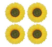 4 fiori simulati a forma girasole, 20 cm, per danza e feste