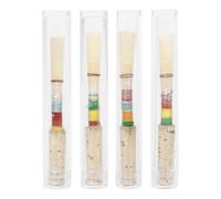 4 fischietti morbidi per oboe con scatola di immagazzinaggio morbido fischietti naturali fischietti per strumento musicale parte di ricambio durevole