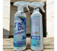 4 Flaconi Deo Due Spray Profumatore Bifase per Ambiente e Tessuti OZONATO 500ml