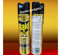 4 Flaconi Raid Spray Elimina Vespe e Calabroni Insetticida Azione Rapida 400ml