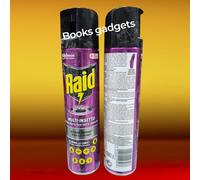 4 Flaconi RAID Spray Insetticida MULTI-INSETTO Insetti Volanti Striscianti 300ml