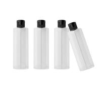 4 flaconi ricaricabili portatili da 250 ml per cosmetici, shampoo, balsamo, struccante, a prova di perdite
