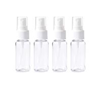 4 flaconi spray da 20 ml, piccoli flaconi spray trasparenti da viaggio, piccoli flaconi spray vuoti per profumi, oli, alcol e acqua (4 x 20 ml)