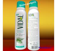 4 Flaconi Vidal Deo Spray Muschio Bianco Asciutto Invisibile Deodorante 150ml