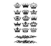 4 fogli di tatuaggi temporanei a forma di farfalla, rosa e fiore, for donne, adulti, bambini, ragazze, piume, serpenti, scorpione, tatuaggi finti, collo, braccia, mani(CSQ026)