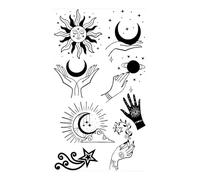 4 fogli di tatuaggi temporanei a forma di farfalla, rosa e fiore, for donne, adulti, bambini, ragazze, piume, serpenti, scorpione, tatuaggi finti, collo, braccia, mani(CSQ025)