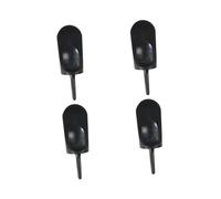 4 forchette da golf per riparazione e pulizia del prato, per manutenzione e pulizia del tappeto erboso del campo da golf, colore nero
