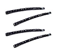 4 forcine per capelli con strass neri, forcine nere per capelli da donna, fermagli per capelli decorativi in metallo per accessori decorativi, spille da donna