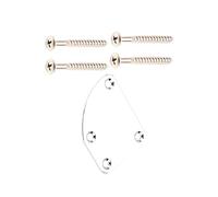 4 Fori Metallo Chitarra Collo Joint Piastre Sostituzione Chitarra Elettrica Piastra Collo Con Viti Parti Hardware Piastra Elettrica Con Viti Parte di