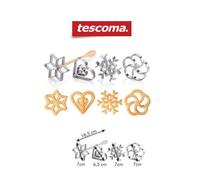 4 Forme Forma per Frittelle Tescoma Stampo Stampi Frittella Cucina Pasticceria